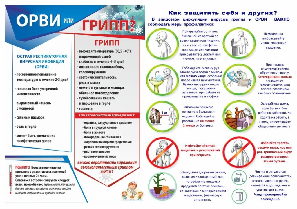 О мерах профилактики гриппа и ОРВИ О мерах профилактики гриппа и ОРВИ.